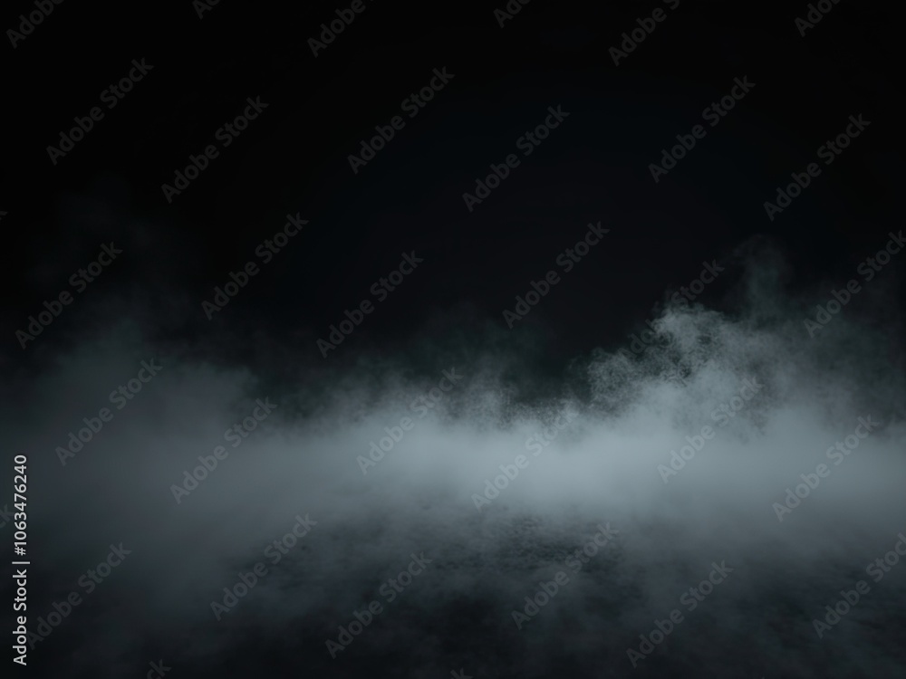 Fototapeta premium fog in the fog generative ai