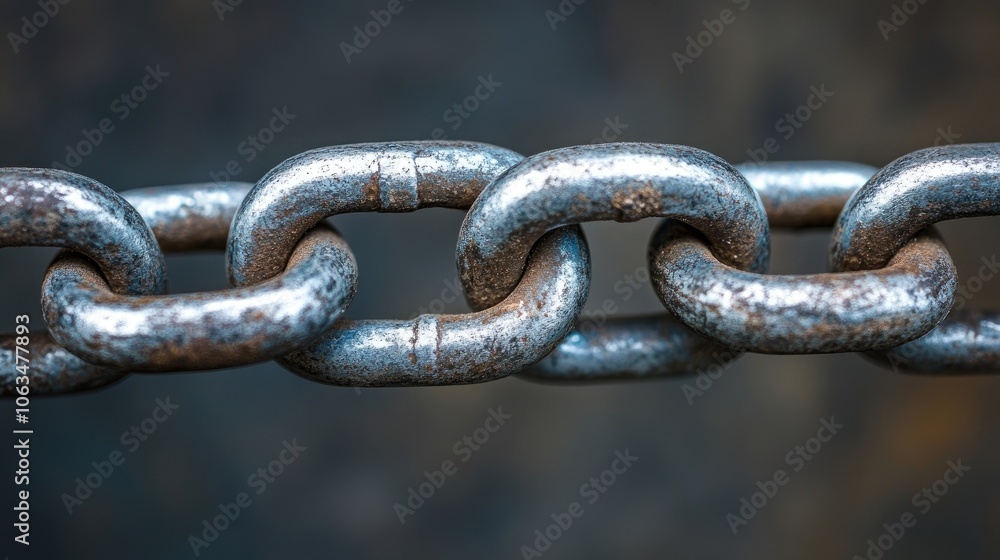 A broken chain link represents the significance of mental health, emphasizing the vital connection between well-being and awareness. The image provides space for text highlighting mental health. A broken chain link represents the significance of mental health, emphasizing the vital connection between well-being and awareness. The image provides space for text highlighting mental health.