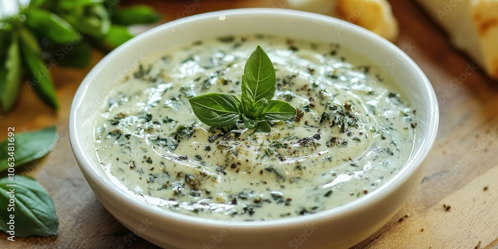 A decadent cream sauce features vibrant flecks of herbs and spices, creating a rich and flavorful experience. This rich cream sauce is bursting with herb and spice goodness. A decadent cream sauce features vibrant flecks of herbs and spices, creating a rich and flavorful experience. This rich cream sauce is bursting with herb and spice goodness.