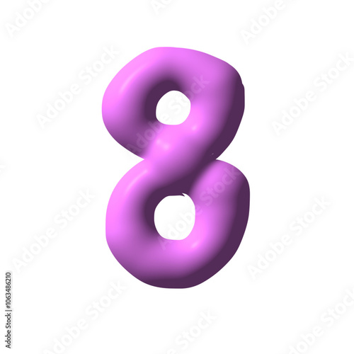 3D symbol numbers 