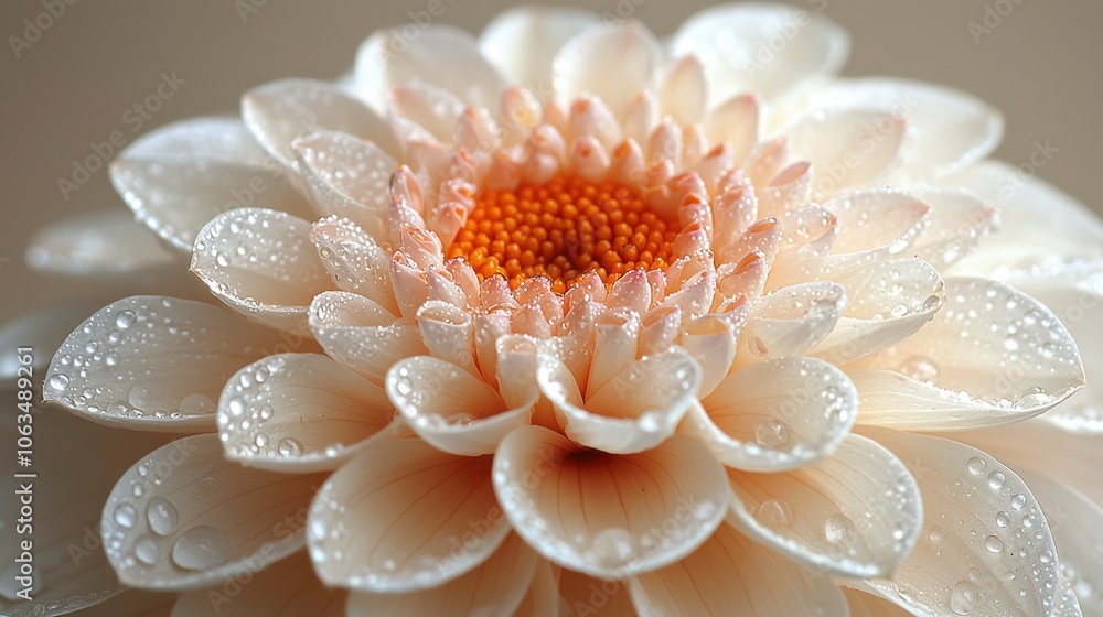White Flower with Dew Drops Macro Photography Close Up Nature Soft Focus White Flower with Dew Drops Macro Photography Close Up Nature Soft Focus