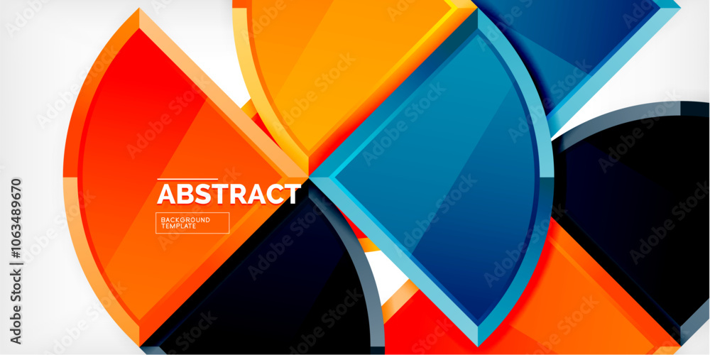 Glossy circles geometric background. Vector Illustration For Wallpaper, Banner, Background, Card, Book Illustration, landing page Glossy circles geometric background. Vector Illustration For Wallpaper, Banner, Background, Card, Book Illustration, landing page