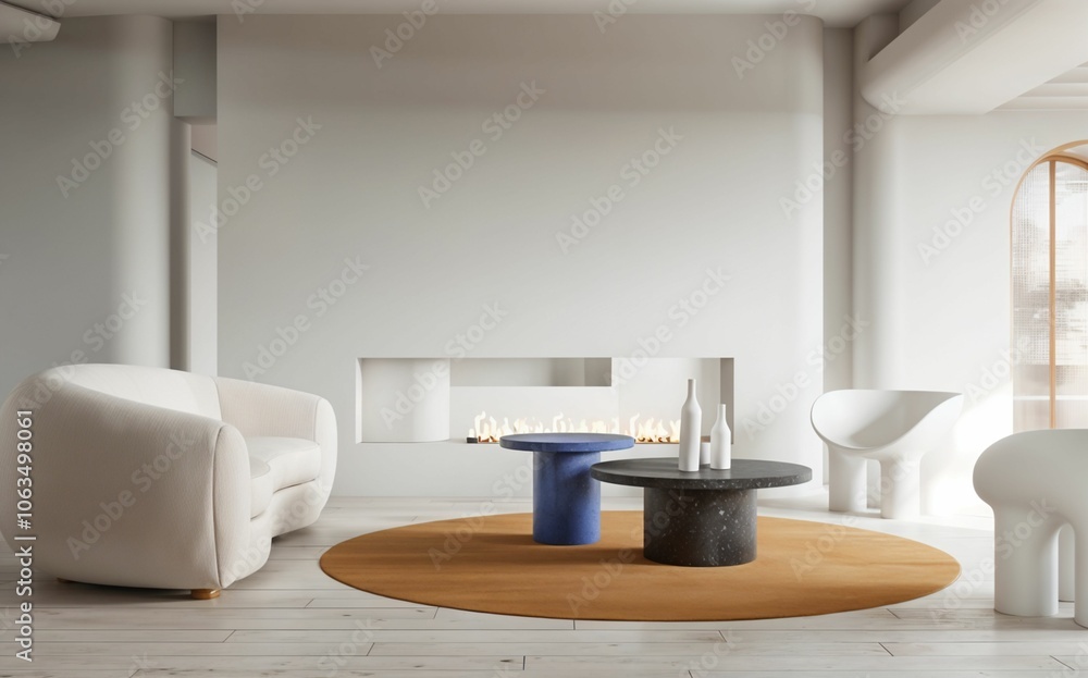 Modern living room in a luxurious concept style design.. Modern living room in a luxurious concept style design..