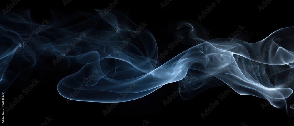 Abstract smoke on black background for creative design projects Abstract smoke on black background for creative design projects