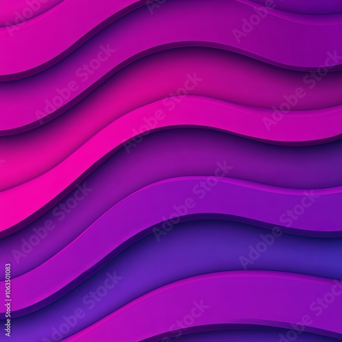 Abstract wavy design in vibrant purple and pink gradients.