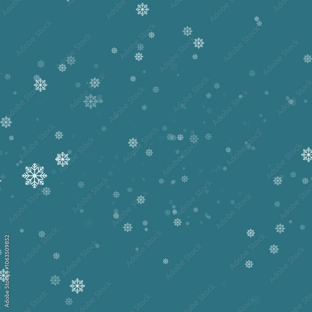 Beautiful Snowflakes Falling Gently Beautiful Snowflakes Falling Gently