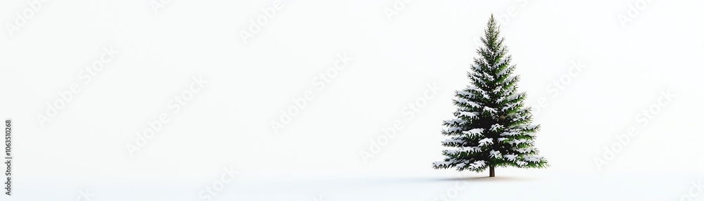 Evergreen tree, white isolated background. Evergreen tree, white isolated background.