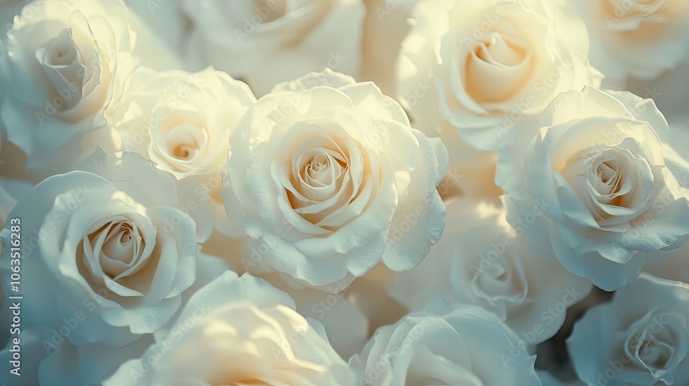 Fresh background with white roses creates a serene spa and beauty concept, perfect for floral wallpaper interpretation, offering a tranquil space with elegant white roses. Fresh background with white roses creates a serene spa and beauty concept, perfect for floral wallpaper interpretation, offering a tranquil space with elegant white roses.