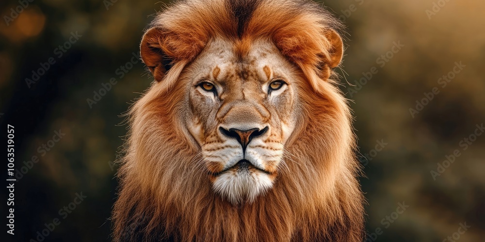 A striking portrait of a regal lion with a stunning white mane captures the essence of majesty and power. This majestic lion showcases its impressive features beautifully. A striking portrait of a regal lion with a stunning white mane captures the essence of majesty and power. This majestic lion showcases its impressive features beautifully.