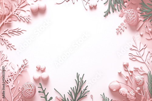 Abstract pink spring themed background with copy space