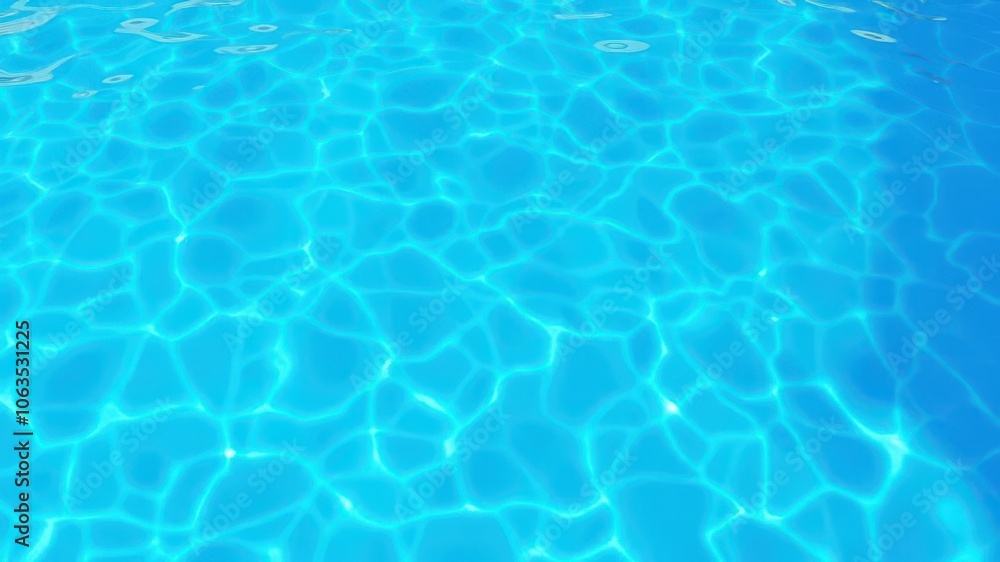 Blue water in a swimming pool with rippled surface, water, tranquil, swimming pool Blue water in a swimming pool with rippled surface, water, tranquil, swimming pool