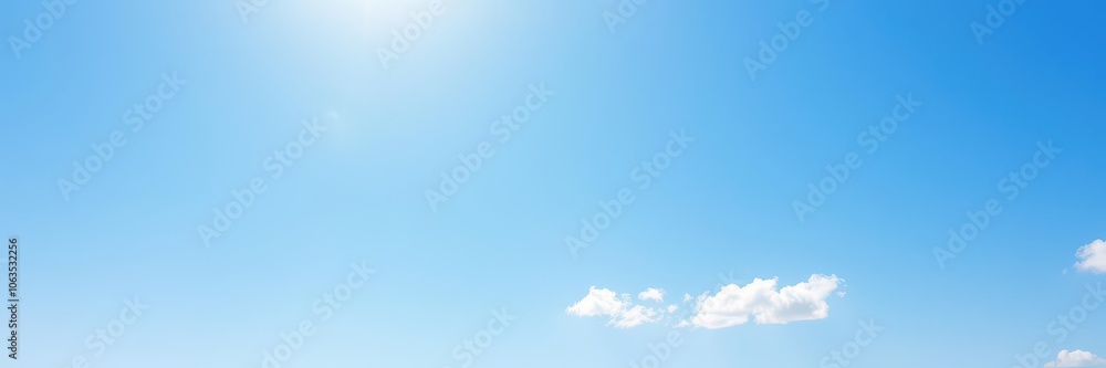 Blue sky with fluffy white clouds on a sunny day, bright, heaven, clear Blue sky with fluffy white clouds on a sunny day, bright, heaven, clear
