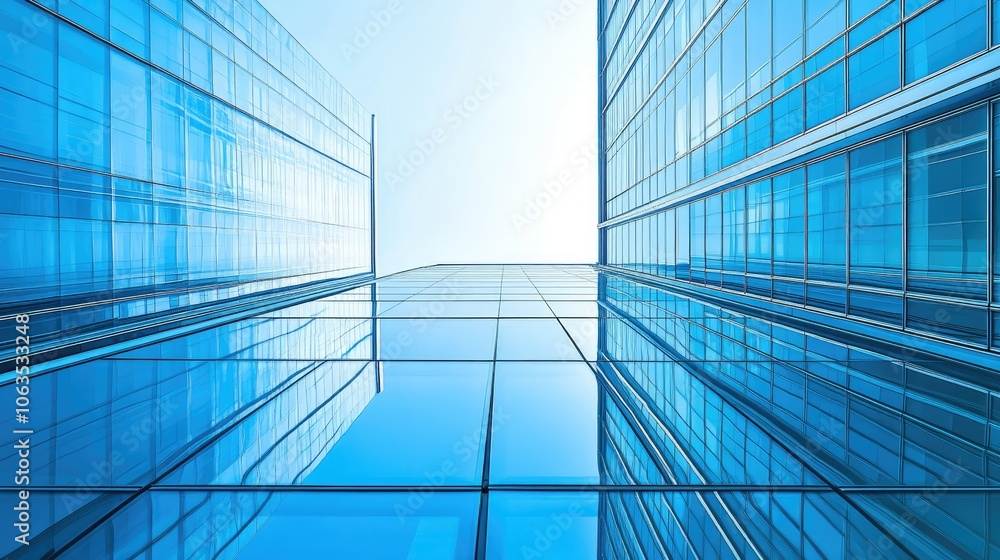 Dubai Financial Center with modern architecture and large copy space. Dubai Financial Center with modern architecture and large copy space.