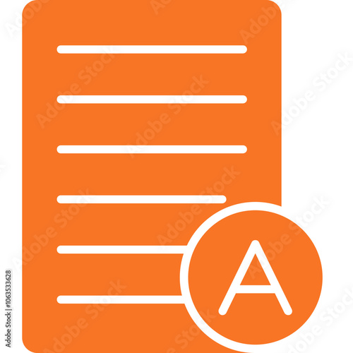 Grades Vector Icon Design