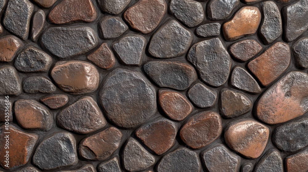 Cobblestone Wall Texture: Rustic Stone Background for Design Cobblestone Wall Texture: Rustic Stone Background for Design