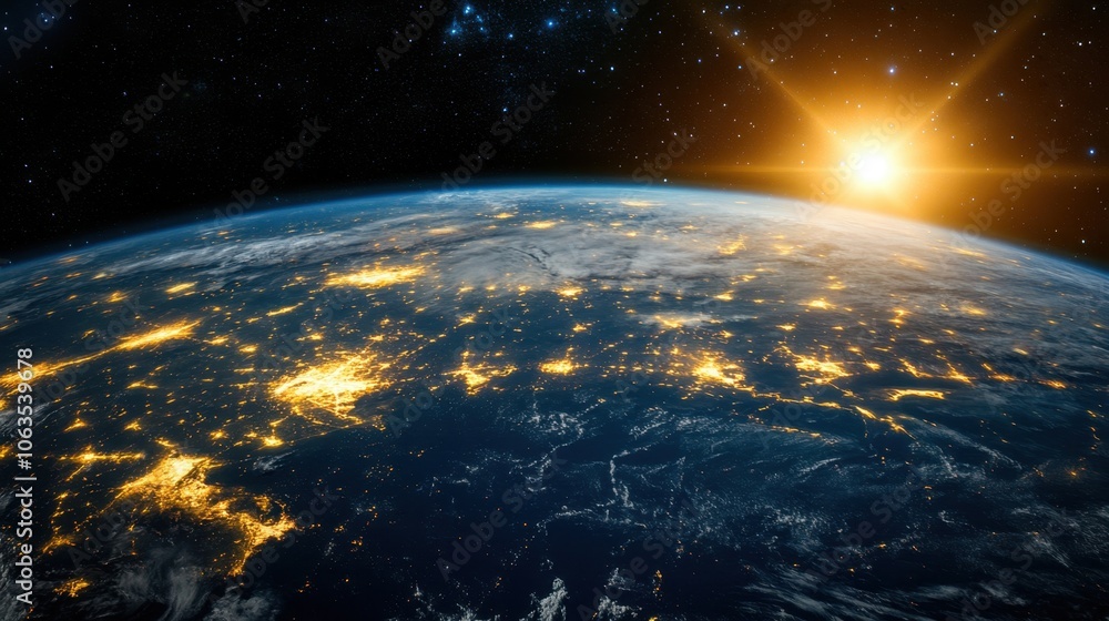 Obraz premium Global Commitment to Net Zero Climate Initiatives