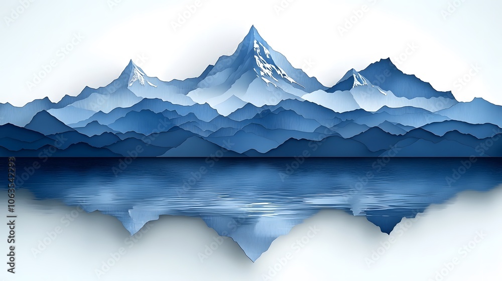 Papercut art of Haiti National Day, layered mountains, ocean views, and flag elements, representing unity and natural beauty Papercut art of Haiti National Day, layered mountains, ocean views, and flag elements, representing unity and natural beauty