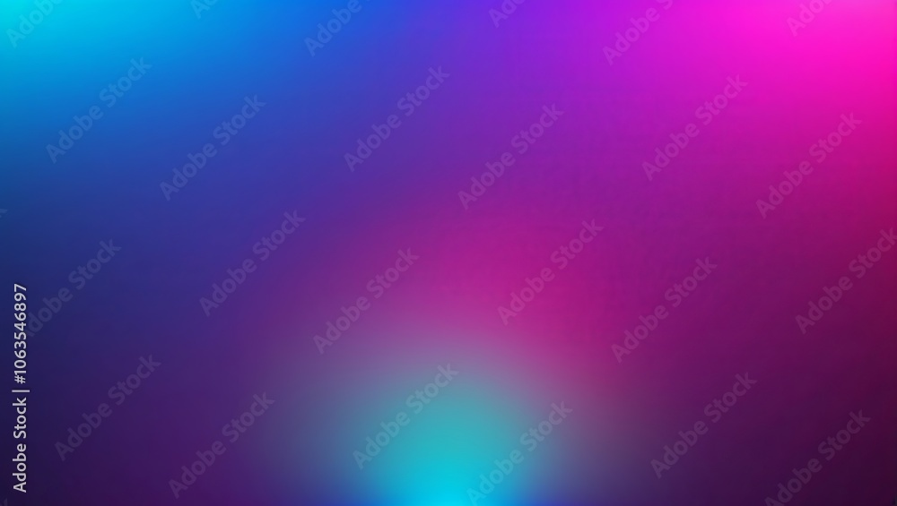 Obraz premium Gradient shifting from neon cyan to magenta with seamless blend. Created with generative AI technology