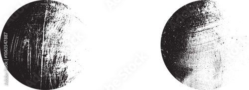 Vector rough edges badges set .Grunge set of textured black labels . Pack of vector stickers. Grunge circle stamps, insignias, labels, tags for your design. Grunge textured black vector rubber stamps