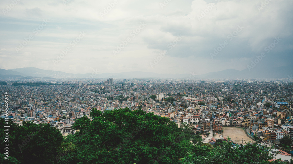 Fototapeta premium view of the city