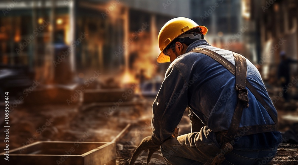 person wearing a helmet, construction worker at the work person wearing a helmet, construction worker at the work