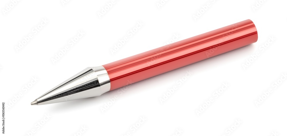a red tack with metallic tip, clean and sharp detail, office tool, isolated on white background a red tack with metallic tip, clean and sharp detail, office tool, isolated on white background