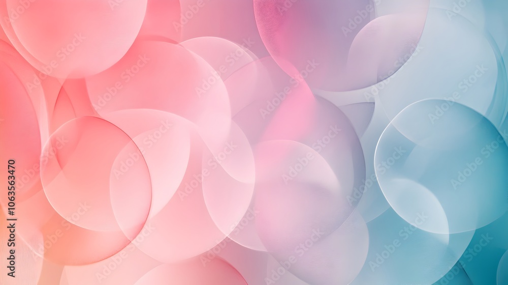 Pastel Layered Circle Abstract with Soft Gradient and Airy Texture Pastel Layered Circle Abstract with Soft Gradient and Airy Texture