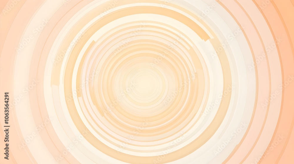 Soft Concentric Expanding Circles on Neutral Gradient Background Soft Concentric Expanding Circles on Neutral Gradient Background