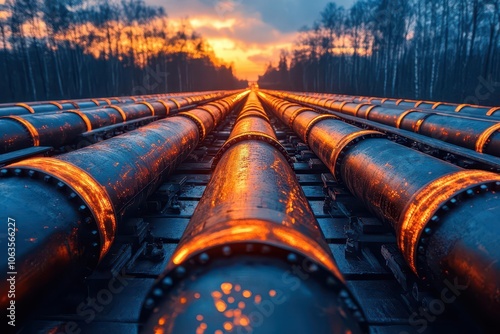 industry pipeline transport system filled with steel pipes showcasing the petrochemical process within a furnace factory line emphasizing machinery and industrial engineering