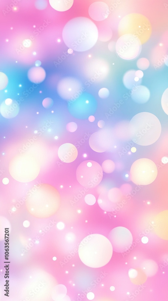 Blurred bokeh lights in soft pastel colors, calming and gentle, abstract background Blurred bokeh lights in soft pastel colors, calming and gentle, abstract background