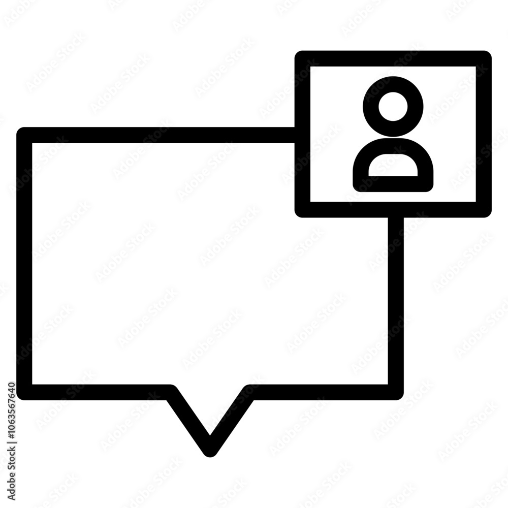 Messenger chat application linear vector illustration. Creative concept messaging (message speech), flat vector icon, for web design or mobile app mobile app icons. Graphic design online chatting apps Messenger chat application linear vector illustration. Creative concept messaging (message speech), flat vector icon, for web design or mobile app mobile app icons. Graphic design online chatting apps