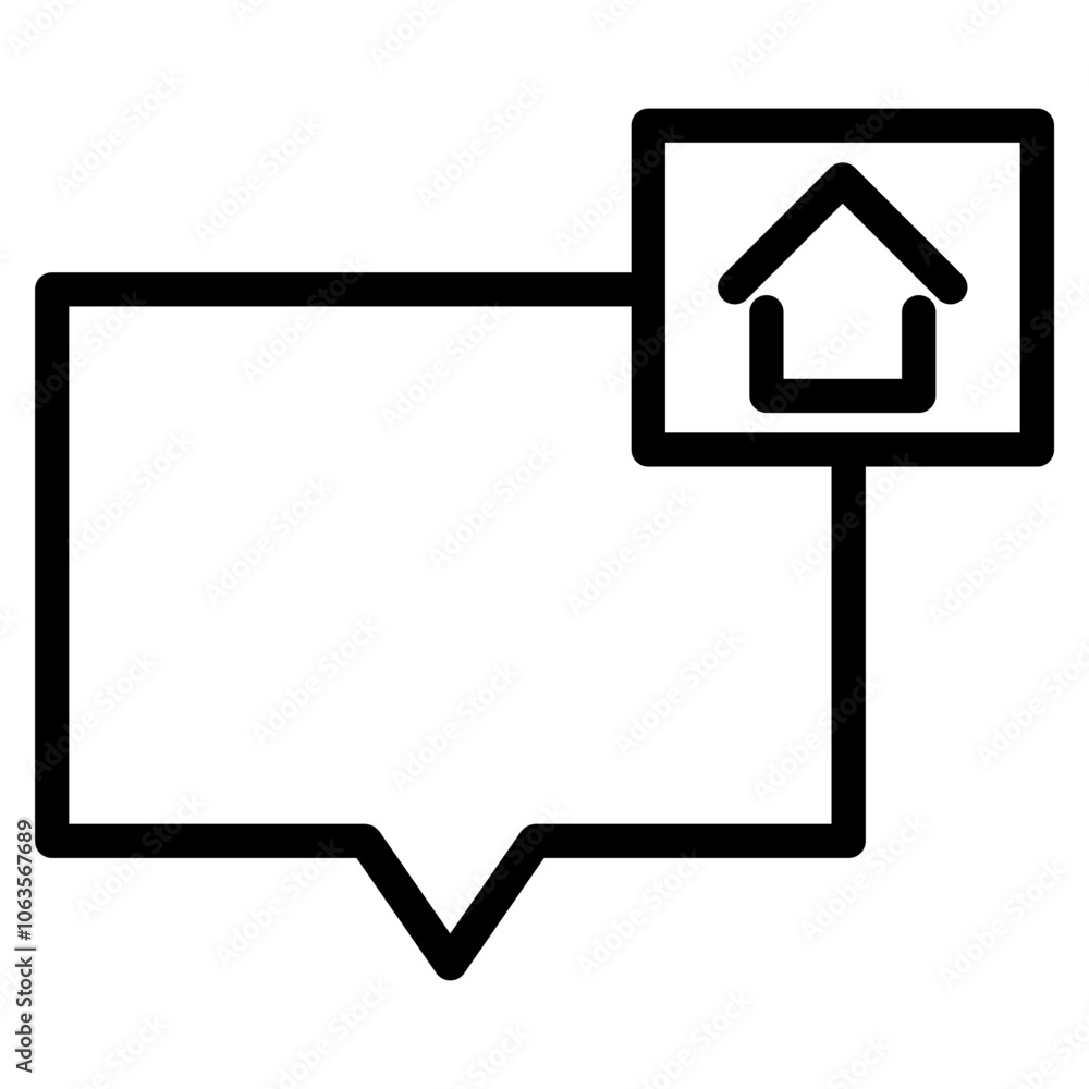 Messenger chat application linear vector illustration. Creative concept messaging (message speech), flat vector icon, for web design or mobile app mobile app icons. Graphic design online chatting apps Messenger chat application linear vector illustration. Creative concept messaging (message speech), flat vector icon, for web design or mobile app mobile app icons. Graphic design online chatting apps