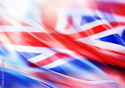 Flying Union Jack, the flag of the UK useful as background