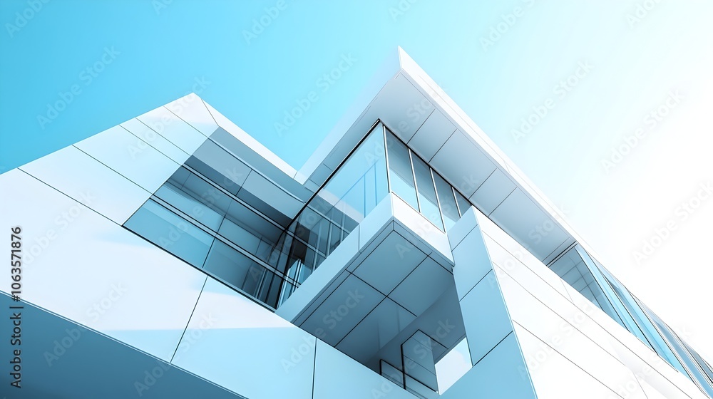 View of Modern Sustainable Architecture with Energy-Efficient Design for Net ...