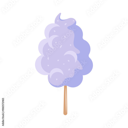 cotton candy with stick