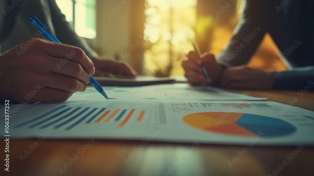 The Hands Analyzing Business Reports The Hands Analyzing Business Reports