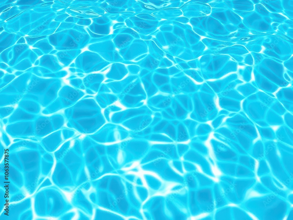 Blue water in a swimming pool with rippling waves, water, texture, ripple Blue water in a swimming pool with rippling waves, water, texture, ripple