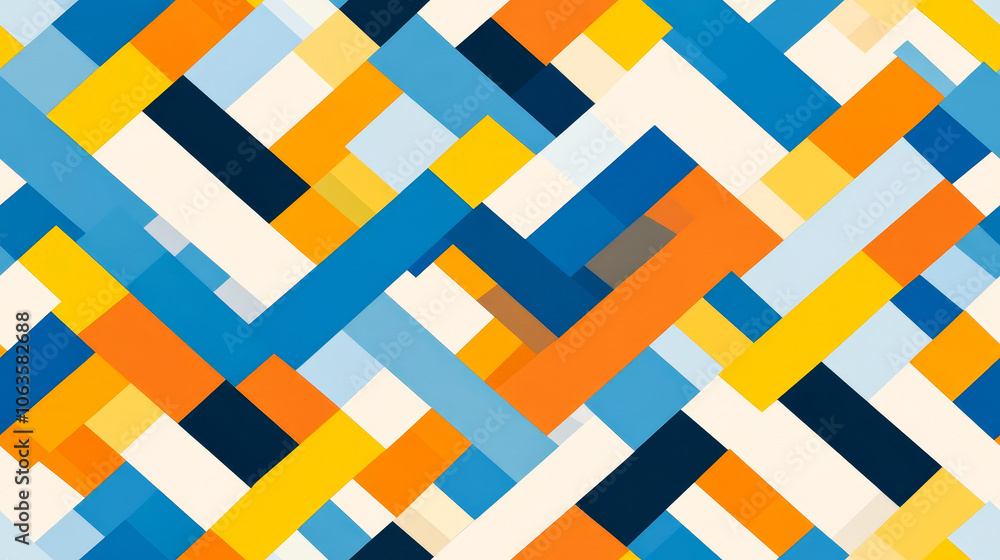Colorful geometric patterns with bold lines and sharp angles seamless tile Colorful geometric patterns with bold lines and sharp angles seamless tile