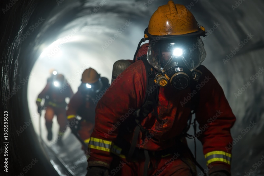 Fotografie Tunnel Search and Rescue