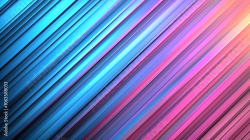 Vibrant diagonal lines in blue and pink gradient