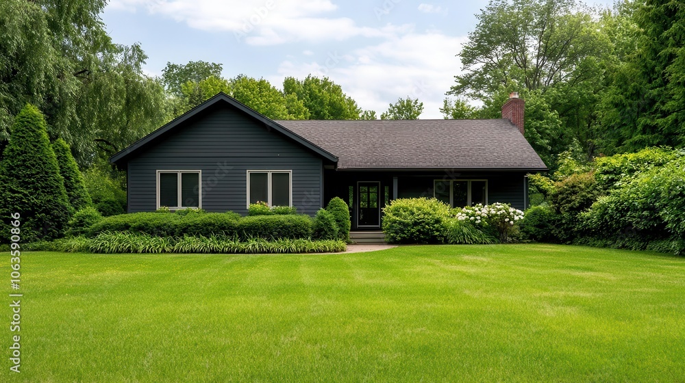Traditional home with expansive yard, grand maple trees, welcoming and serene Traditional home with expansive yard, grand maple trees, welcoming and serene