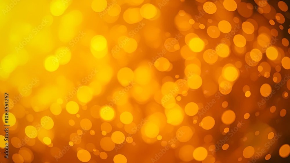 Abstract Golden Bokeh Lights with Warm Color Tone and Blurred Background Abstract Golden Bokeh Lights with Warm Color Tone and Blurred Background