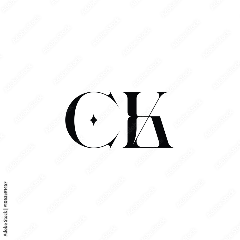 CK monogram logo design letter text name symbol monochrome logotype alphabet character simple logo CK monogram logo design letter text name symbol monochrome logotype alphabet character simple logo