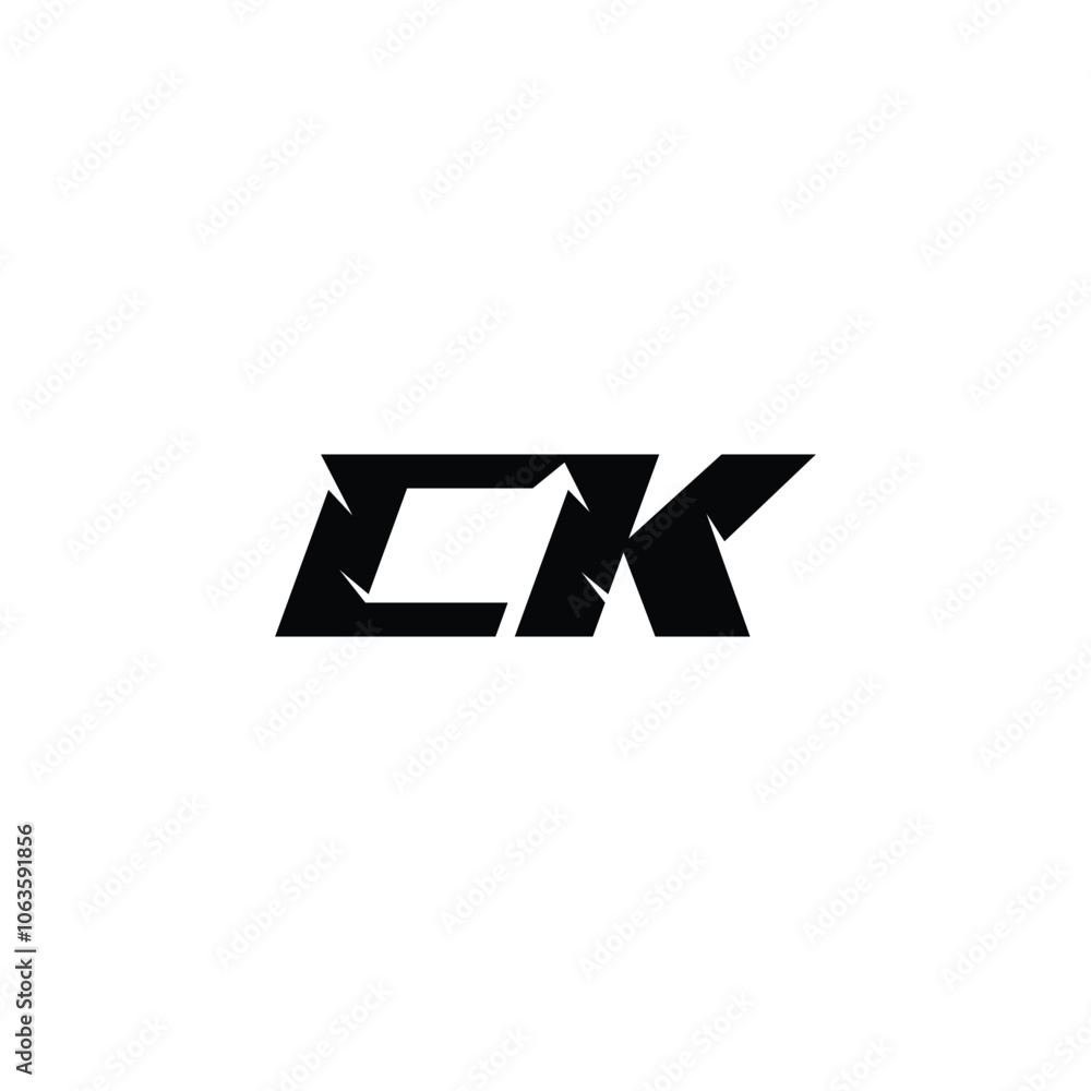 CK monogram logo design letter text name symbol monochrome logotype alphabet character simple logo CK monogram logo design letter text name symbol monochrome logotype alphabet character simple logo