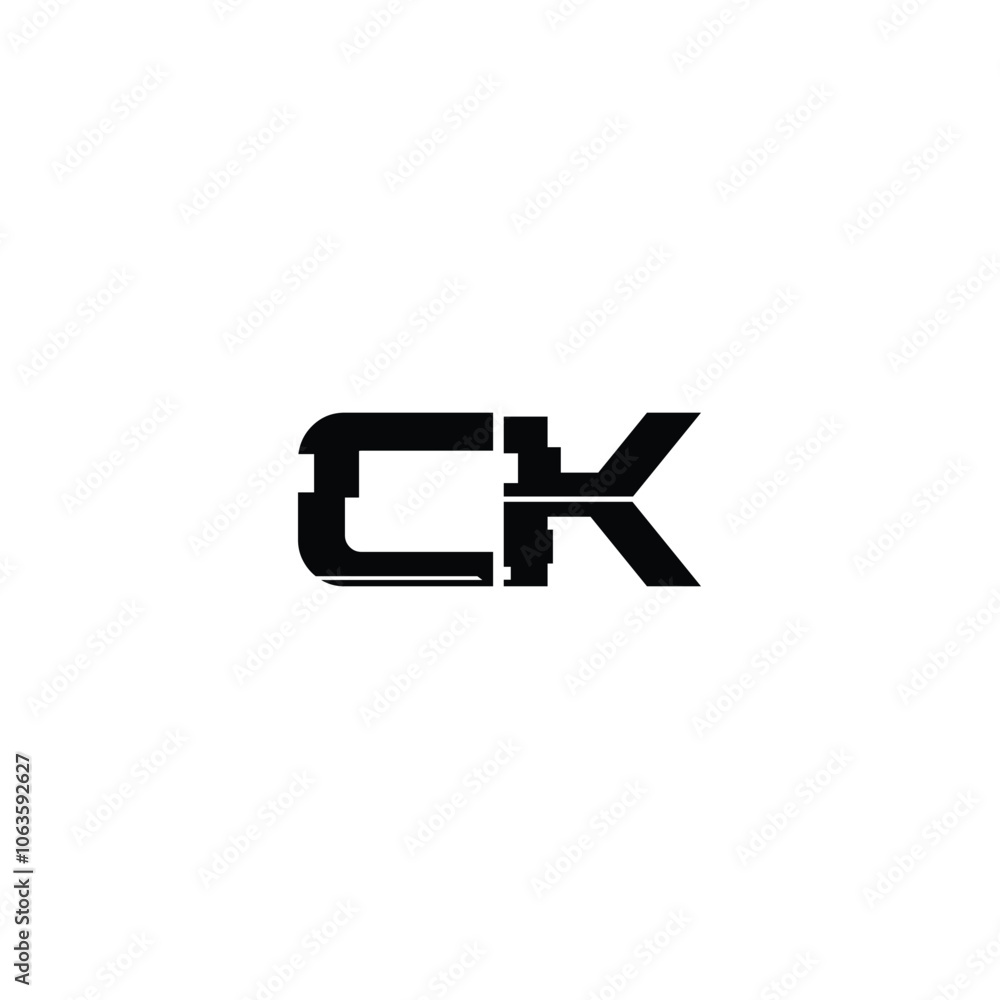 CK monogram logo design letter text name symbol monochrome logotype alphabet character simple logo CK monogram logo design letter text name symbol monochrome logotype alphabet character simple logo