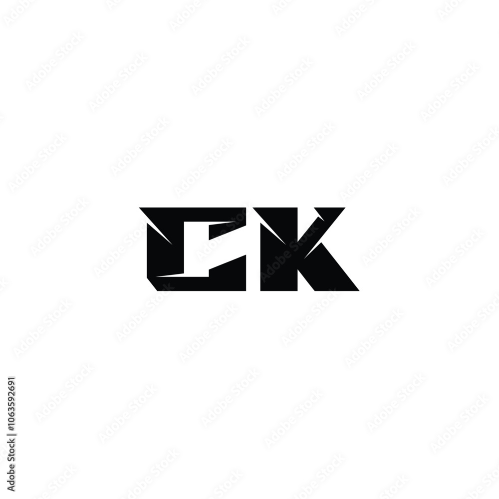 CK monogram logo design letter text name symbol monochrome logotype alphabet character simple logo CK monogram logo design letter text name symbol monochrome logotype alphabet character simple logo