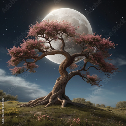 Moon light nature aesthetic About Summer Trees Live Wallpaper Twin Trees, Winter Trees, Spring Trees, Autumn Trees and Binary Tree.