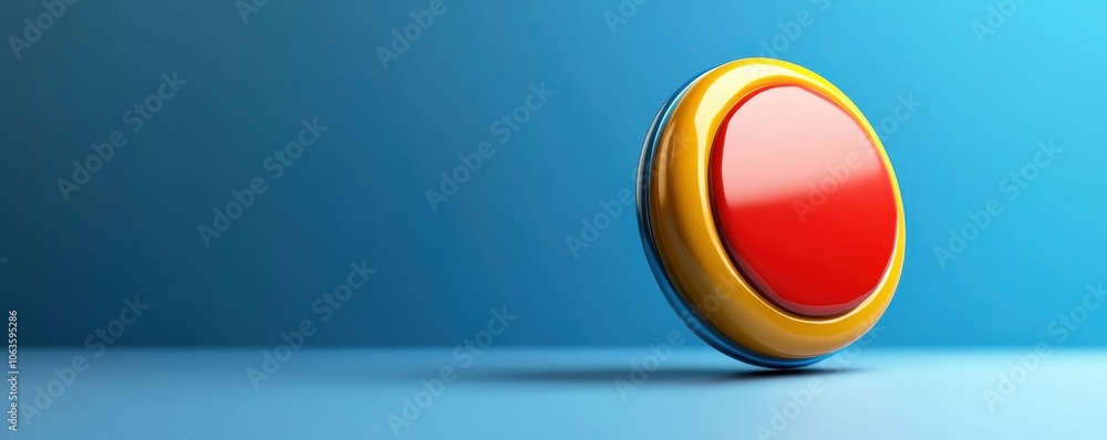 Brightly Colored Voting Button Design Concept Brightly Colored Voting Button Design Concept