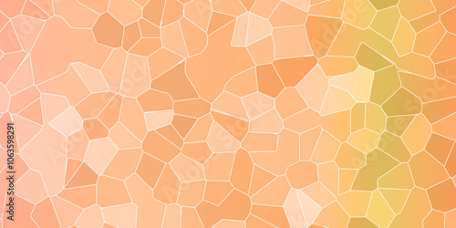 Abstract colorful broken stained glass background design with white line. geometric polygonal background with different figures. low poly crystal mosaic background. triangle background pattern shape.