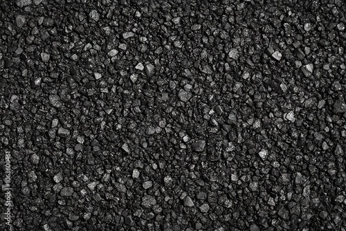 A flat texture of asphalt with fine particles, perfect for creating realistic road surfaces in your digital art or design projects